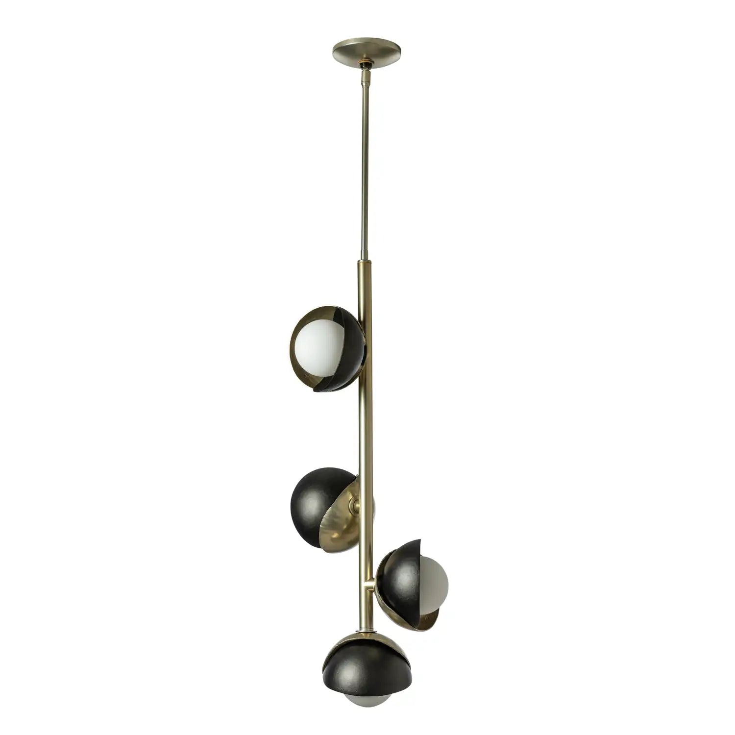 Hubbardton Forge, Brooklyn Double Shade Vertical Pendant, PENDANT LIGHT