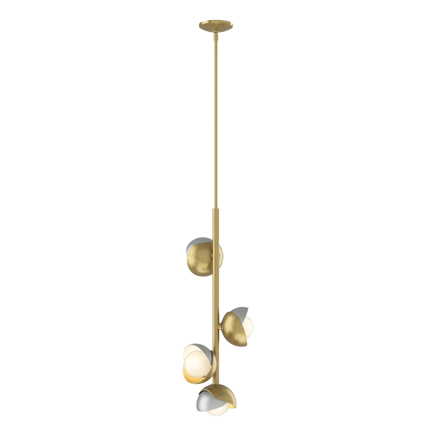 Hubbardton Forge, Brooklyn Double Shade Vertical Pendant, PENDANT LIGHT