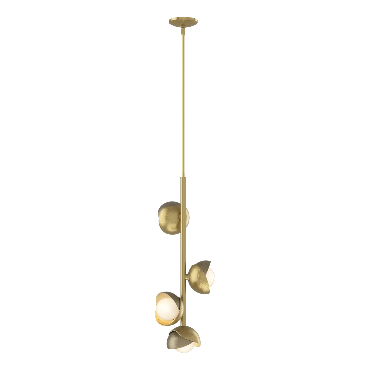 Hubbardton Forge, Brooklyn Double Shade Vertical Pendant, PENDANT LIGHT
