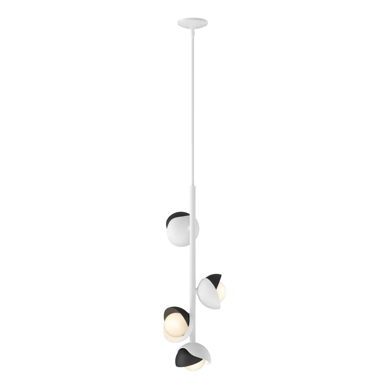 Hubbardton Forge, Brooklyn Double Shade Vertical Pendant, PENDANT LIGHT