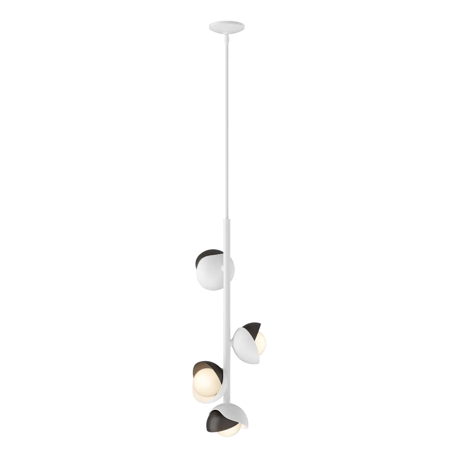 Hubbardton Forge, Brooklyn Double Shade Vertical Pendant, PENDANT LIGHT
