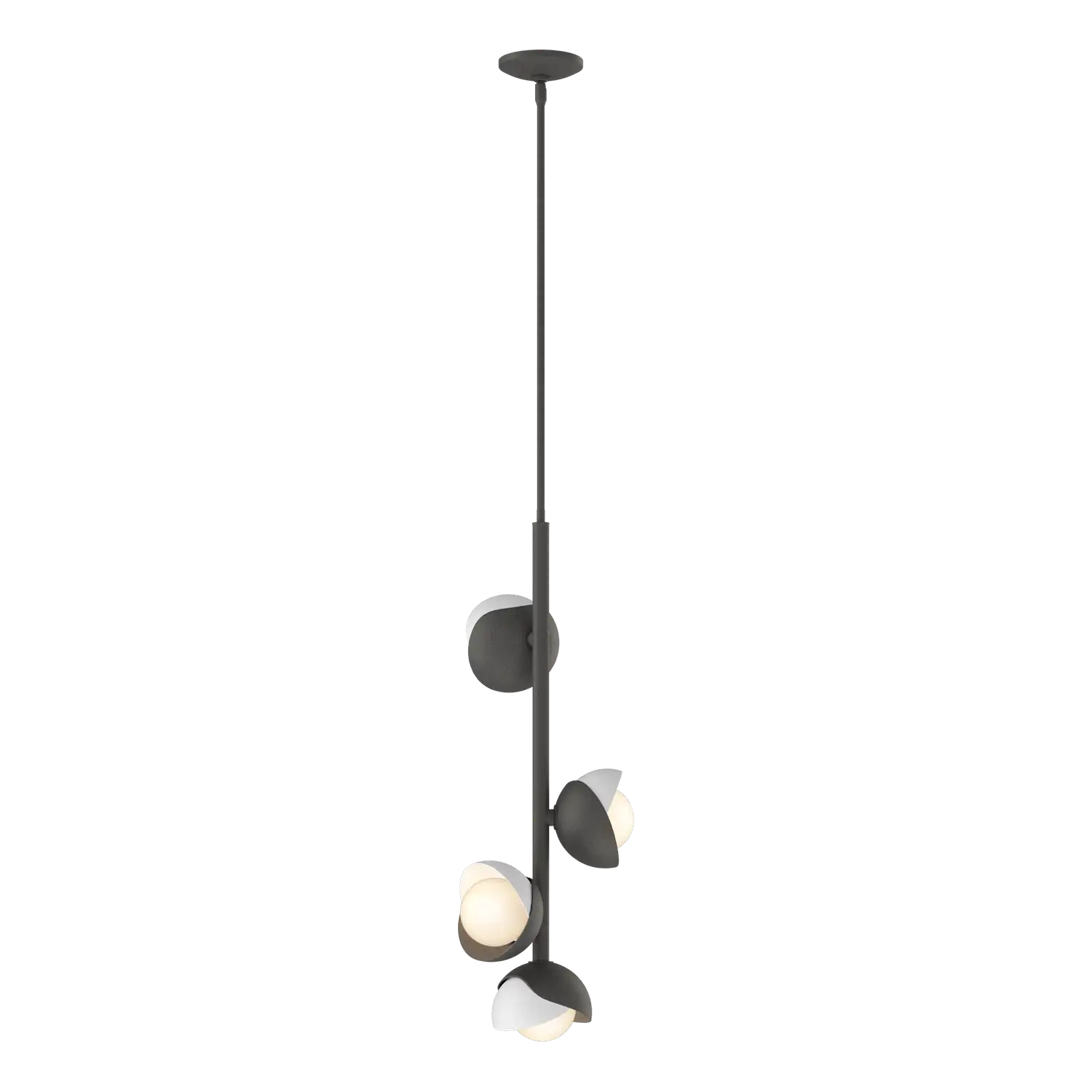 Hubbardton Forge, Brooklyn Double Shade Vertical Pendant, PENDANT LIGHT