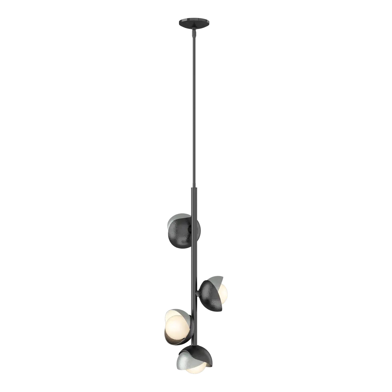 Hubbardton Forge, Brooklyn Double Shade Vertical Pendant, PENDANT LIGHT