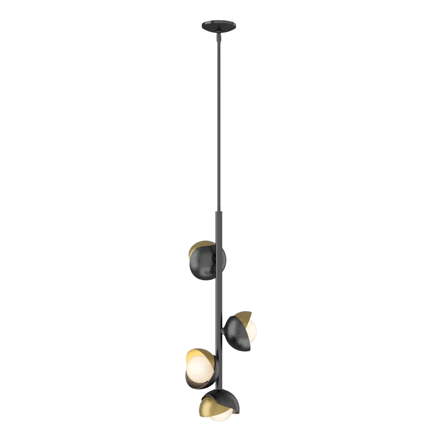 Hubbardton Forge, Brooklyn Double Shade Vertical Pendant, PENDANT LIGHT