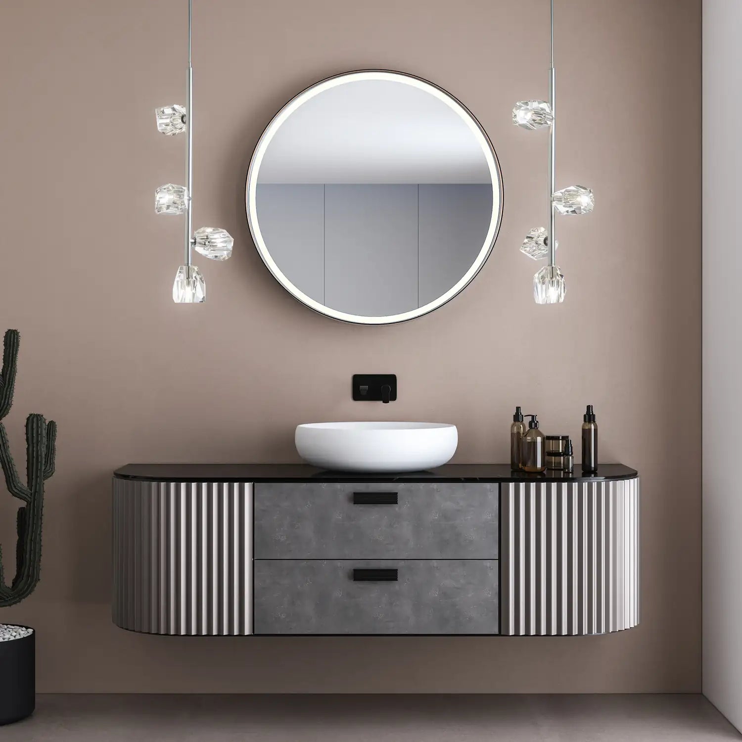 Hubbardton Forge, Gatsby Vertical Pendant, PENDANT LIGHT