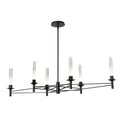 Hubbardton Forge, Truss 6-Arm Linear Chandelier, CHANDELIER LIGHT