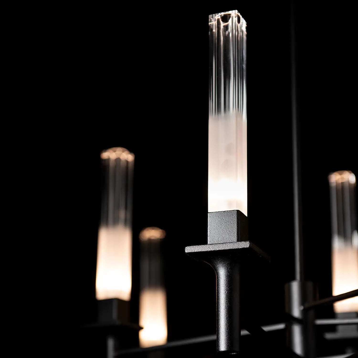 Hubbardton Forge, Truss 6-Arm Linear Chandelier, CHANDELIER LIGHT
