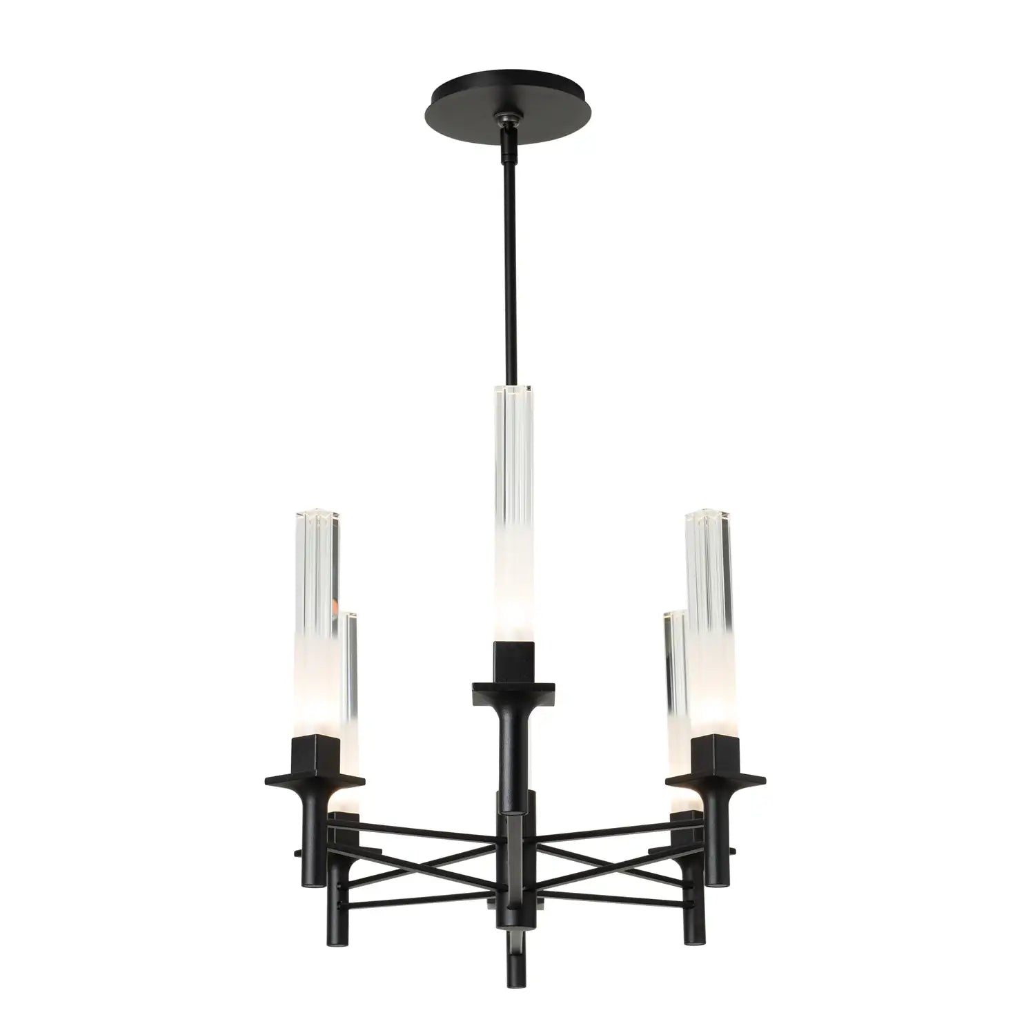 Hubbardton Forge, Truss 6-Arm Linear Chandelier, CHANDELIER LIGHT