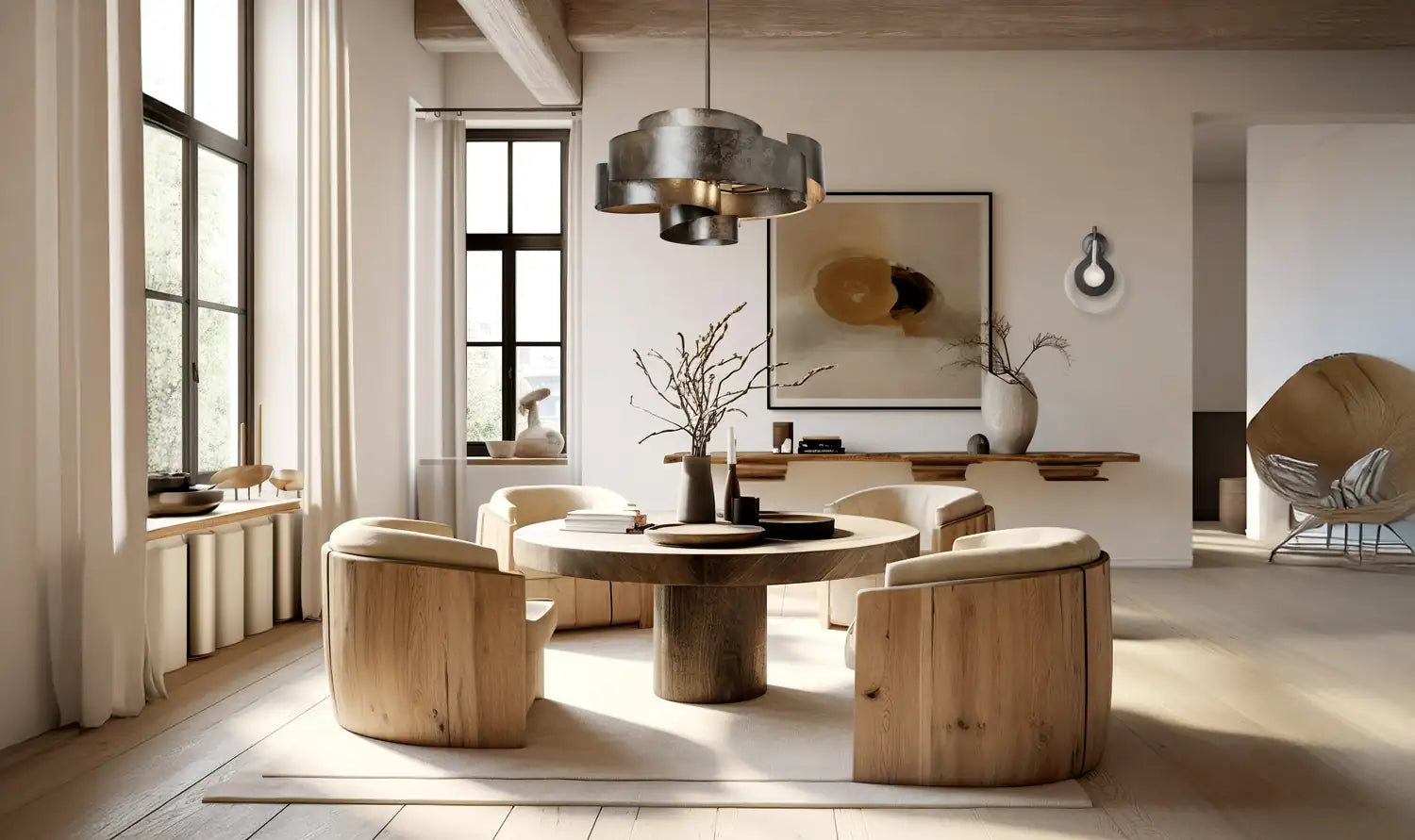 Hubbardton Forge, Zen Pendant, CHANDELIER LIGHT
