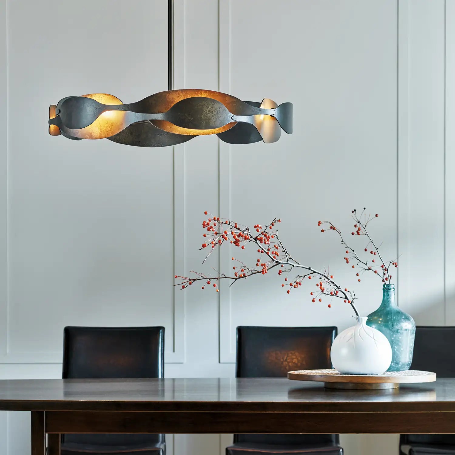 Hubbardton Forge, Waves Pendant, PENDANT LIGHT
