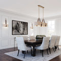Hubbardton Forge, Saratoga Oval Pendant, PENDANT LIGHT