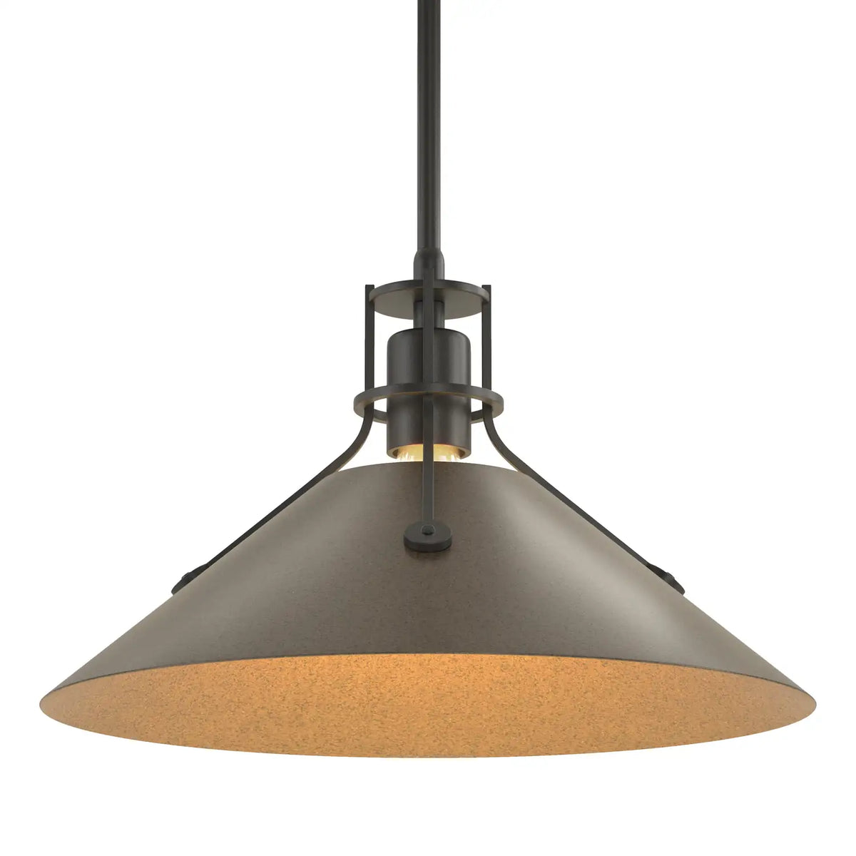 Hubbardton Forge, Henry Steel Shade Pendant, PENDANT LIGHT