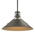 HUBBARDTON FORGE, HENRY STEEL SHADE PENDANT, PENDANT LIGHT