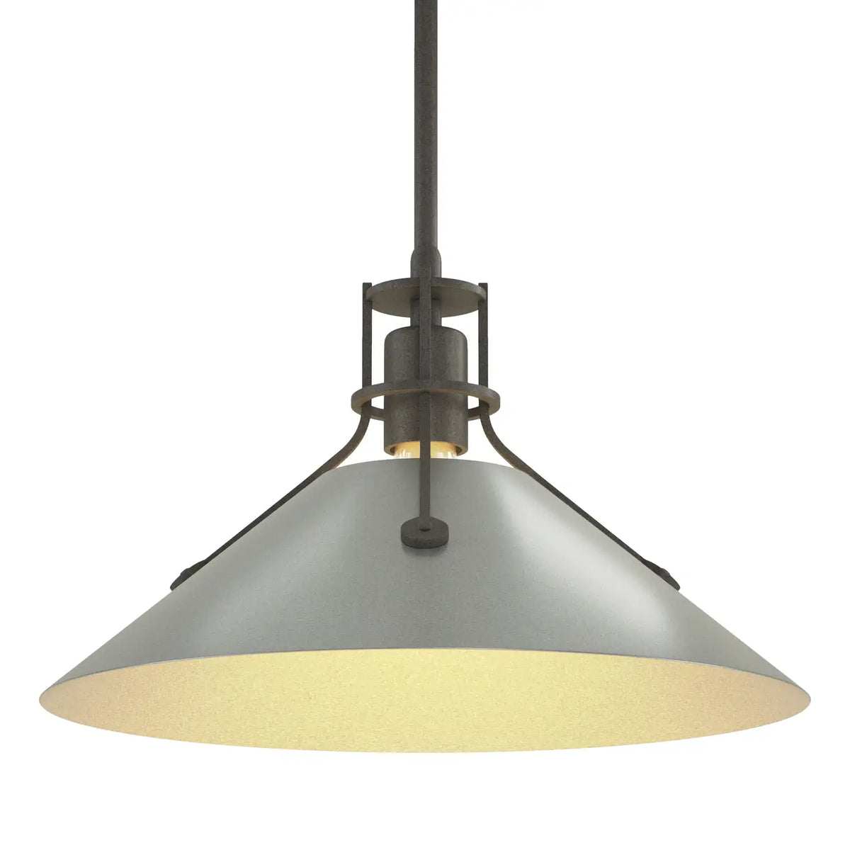 Hubbardton Forge, Henry Steel Shade Pendant, PENDANT LIGHT
