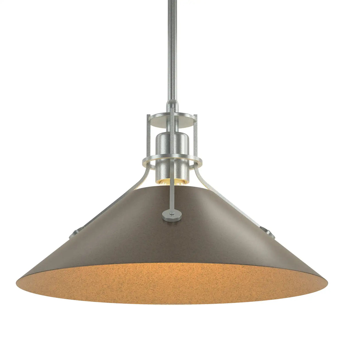 Hubbardton Forge, Henry Steel Shade Pendant, PENDANT LIGHT