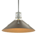 HUBBARDTON FORGE, HENRY STEEL SHADE PENDANT, PENDANT LIGHT