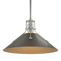 HUBBARDTON FORGE, HENRY STEEL SHADE PENDANT, PENDANT LIGHT