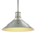 HUBBARDTON FORGE, HENRY STEEL SHADE PENDANT, PENDANT LIGHT