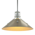 HUBBARDTON FORGE, HENRY STEEL SHADE PENDANT, PENDANT LIGHT