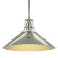 HUBBARDTON FORGE, HENRY STEEL SHADE PENDANT, PENDANT LIGHT