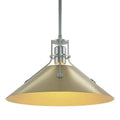 HUBBARDTON FORGE, HENRY STEEL SHADE PENDANT, PENDANT LIGHT