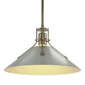 HUBBARDTON FORGE, HENRY STEEL SHADE PENDANT, PENDANT LIGHT