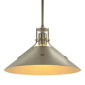 HUBBARDTON FORGE, HENRY STEEL SHADE PENDANT, PENDANT LIGHT