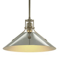HUBBARDTON FORGE, HENRY STEEL SHADE PENDANT, PENDANT LIGHT