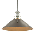 HUBBARDTON FORGE, HENRY STEEL SHADE PENDANT, PENDANT LIGHT