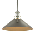 HUBBARDTON FORGE, HENRY STEEL SHADE PENDANT, PENDANT LIGHT