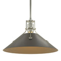 HUBBARDTON FORGE, HENRY STEEL SHADE PENDANT, PENDANT LIGHT