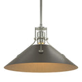 HUBBARDTON FORGE, HENRY STEEL SHADE PENDANT, PENDANT LIGHT