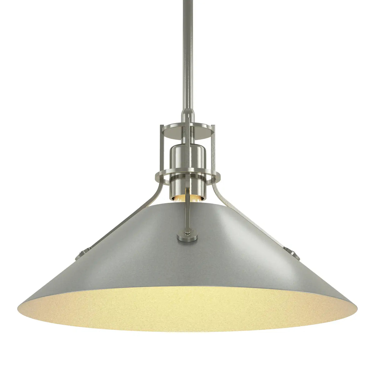 Hubbardton Forge, Henry Steel Shade Pendant, PENDANT LIGHT