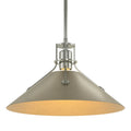 HUBBARDTON FORGE, HENRY STEEL SHADE PENDANT, PENDANT LIGHT