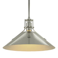 HUBBARDTON FORGE, HENRY STEEL SHADE PENDANT, PENDANT LIGHT