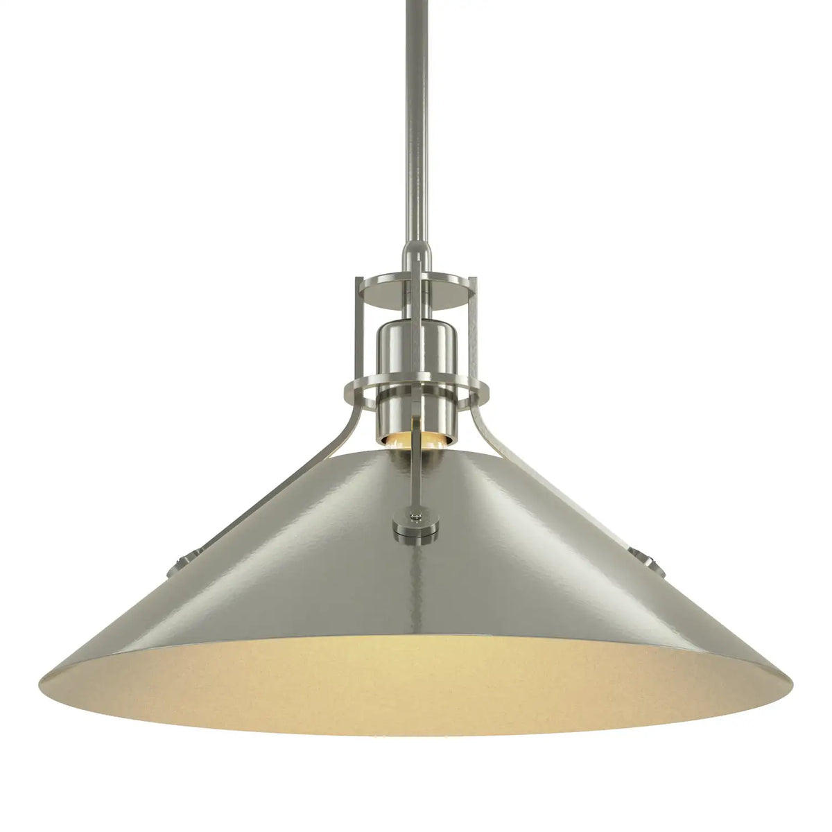 Hubbardton Forge, Henry Steel Shade Pendant, PENDANT LIGHT