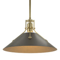 HUBBARDTON FORGE, HENRY STEEL SHADE PENDANT, PENDANT LIGHT