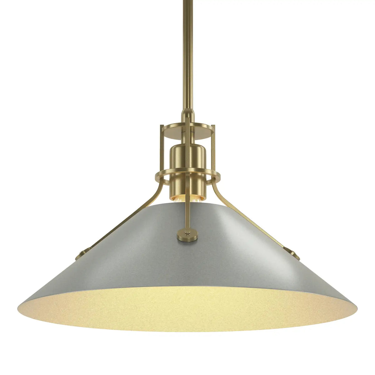 Hubbardton Forge, Henry Steel Shade Pendant, PENDANT LIGHT