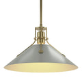 HUBBARDTON FORGE, HENRY STEEL SHADE PENDANT, PENDANT LIGHT