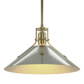 HUBBARDTON FORGE, HENRY STEEL SHADE PENDANT, PENDANT LIGHT