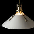 HUBBARDTON FORGE, HENRY STEEL SHADE PENDANT, PENDANT LIGHT