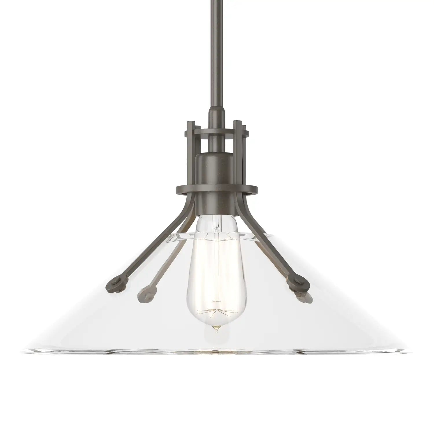 Hubbardton Forge, Henry Glass Shade Pendant, PENDANT LIGHT