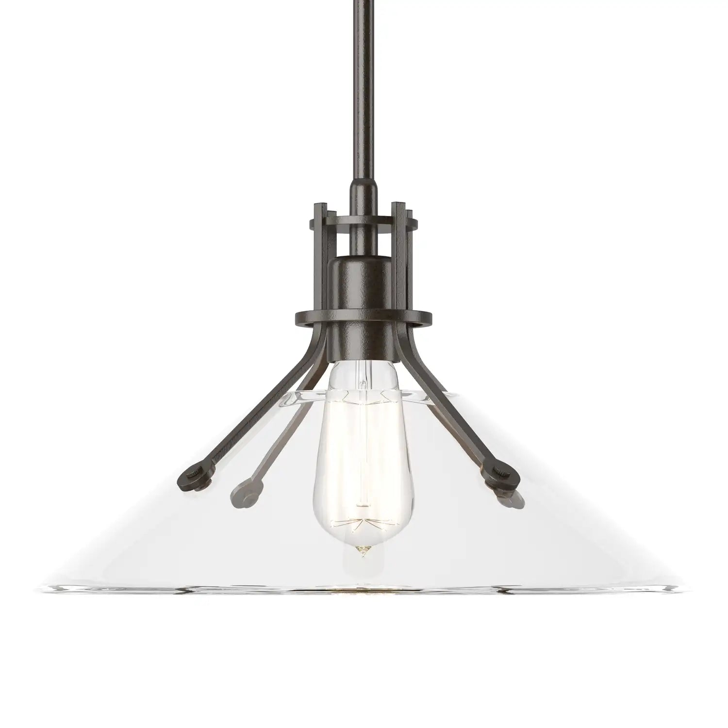 Hubbardton Forge, Henry Glass Shade Pendant, PENDANT LIGHT