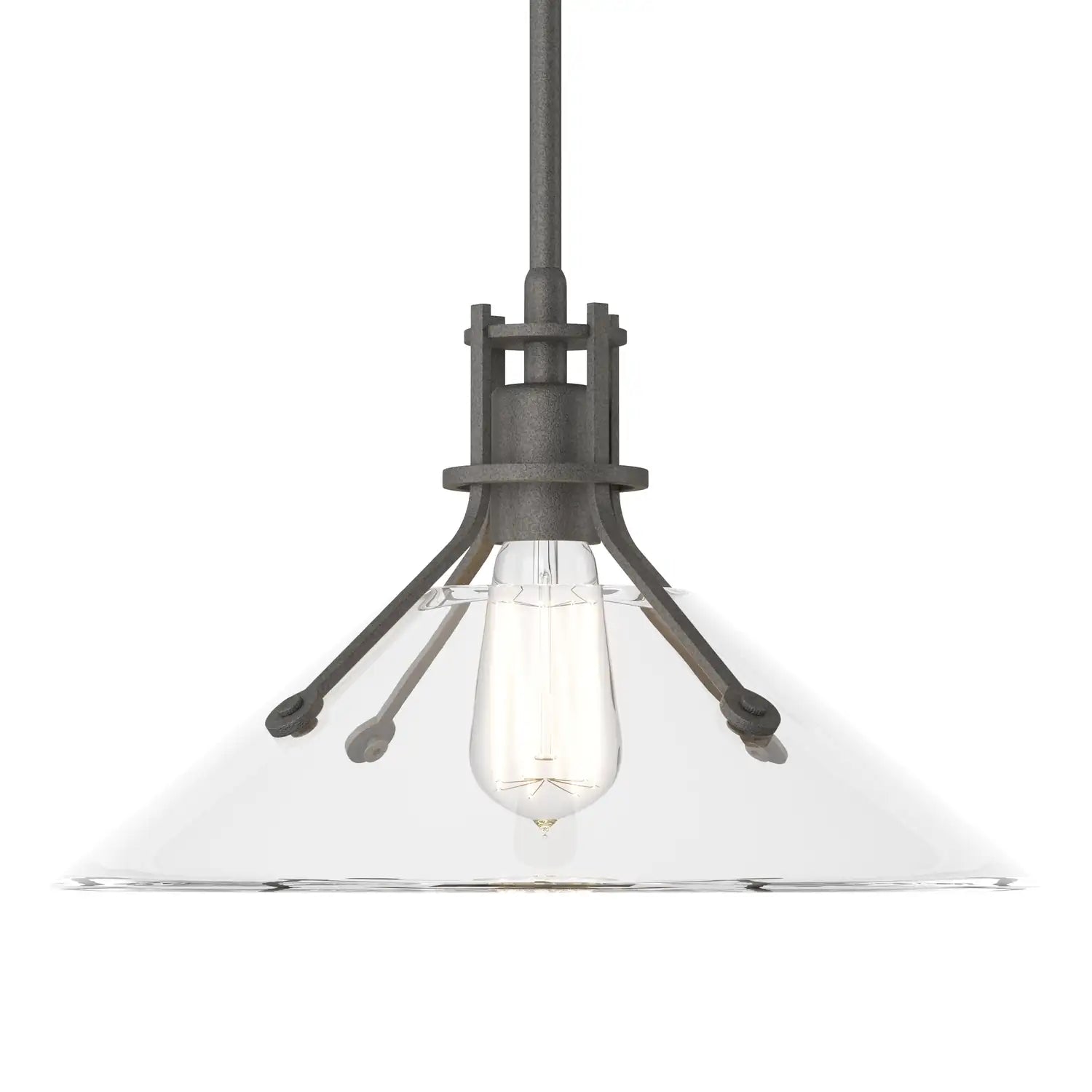 Hubbardton Forge, Henry Glass Shade Pendant, PENDANT LIGHT