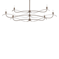 Hubbardton Forge, Willow Chandelier, PENDANT LIGHT