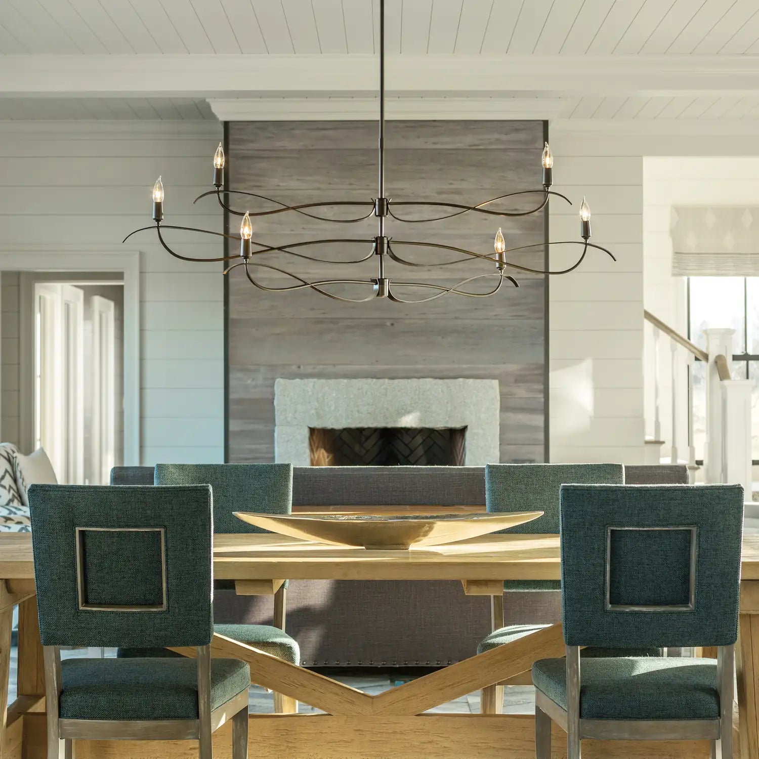 Hubbardton Forge, Willow Chandelier, PENDANT LIGHT