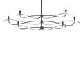 Hubbardton Forge, Willow Chandelier, PENDANT LIGHT