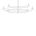 Hubbardton Forge, Willow Chandelier, PENDANT LIGHT