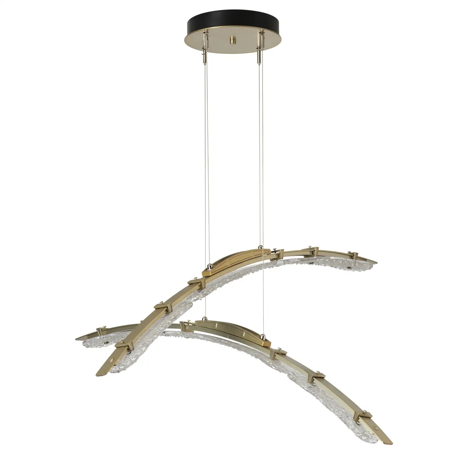 Hubbardton Forge, Glissade Double LED Pendant, PENDANT LIGHT