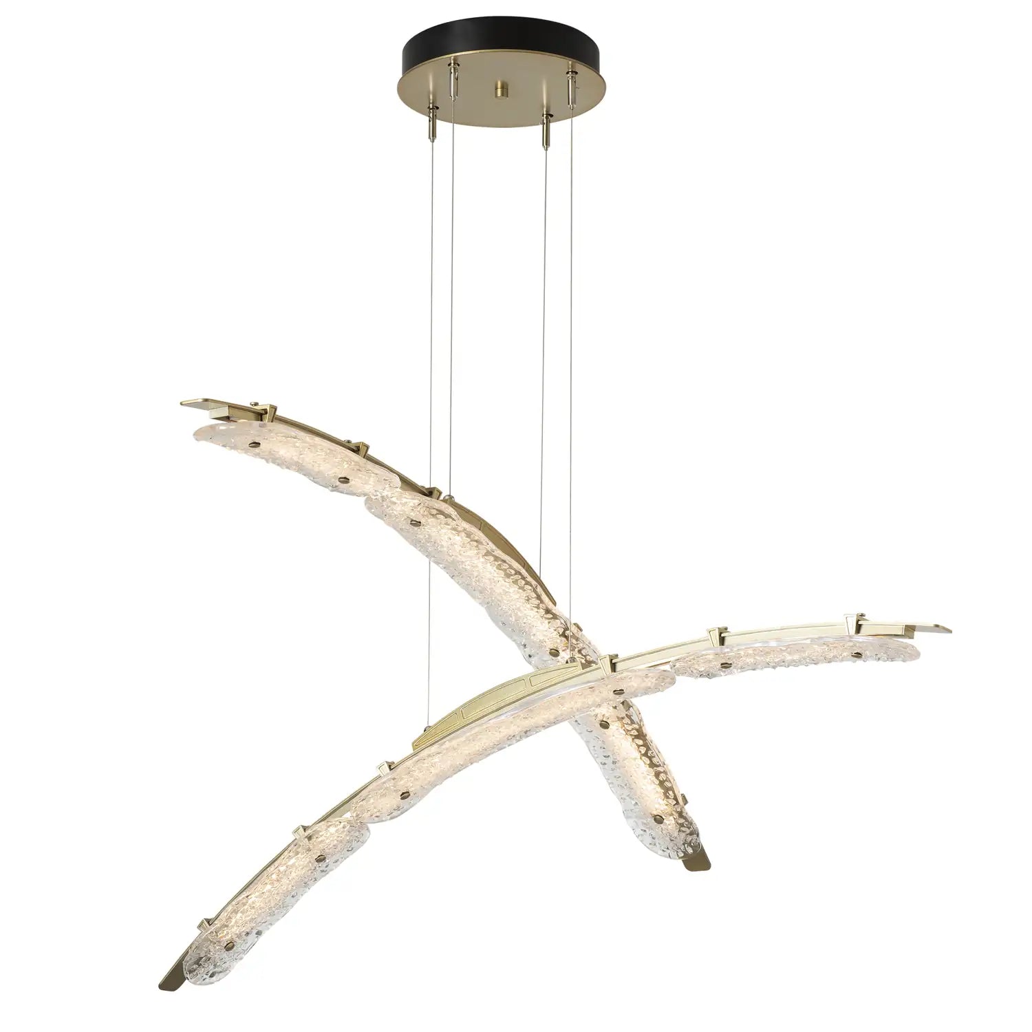 Hubbardton Forge, Glissade Double LED Pendant, PENDANT LIGHT
